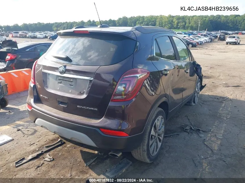 2017 Buick Encore Preferred VIN: KL4CJASB4HB239656 Lot: 40187632