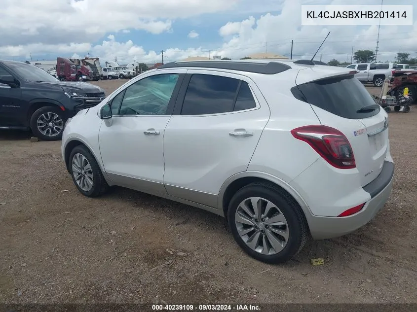 KL4CJASBXHB201414 2017 Buick Encore Preferred