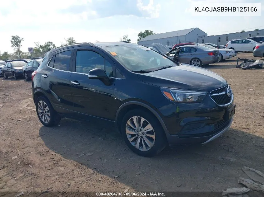 2017 Buick Encore Preferred VIN: KL4CJASB9HB125166 Lot: 40264735