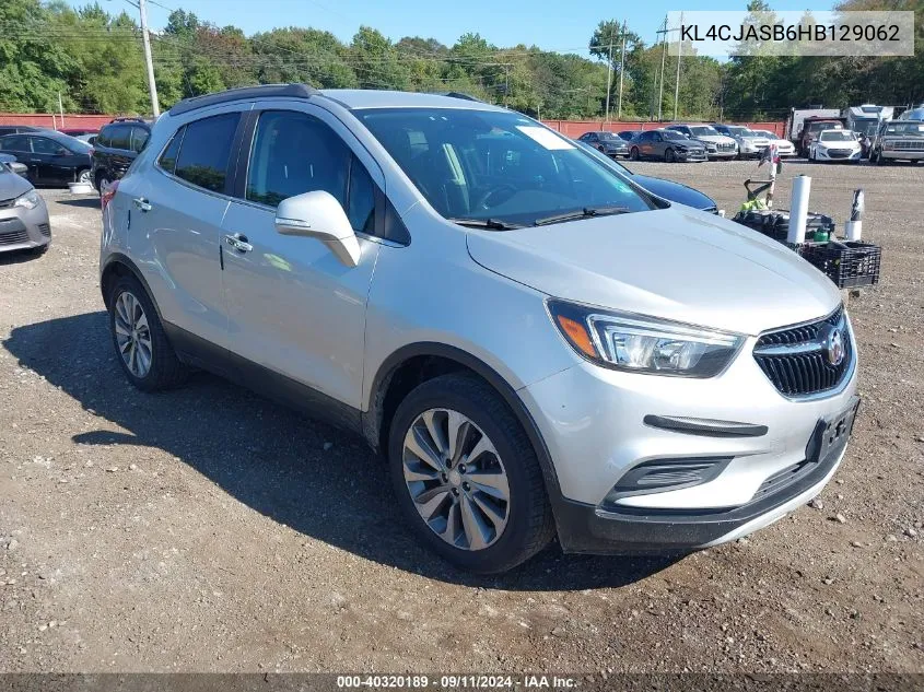 KL4CJASB6HB129062 2017 Buick Encore Preferred