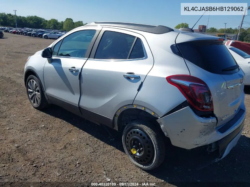 KL4CJASB6HB129062 2017 Buick Encore Preferred