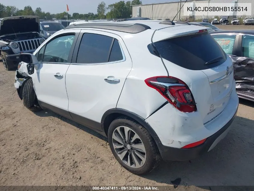 KL4CJDSB0HB155514 2017 Buick Encore Premium