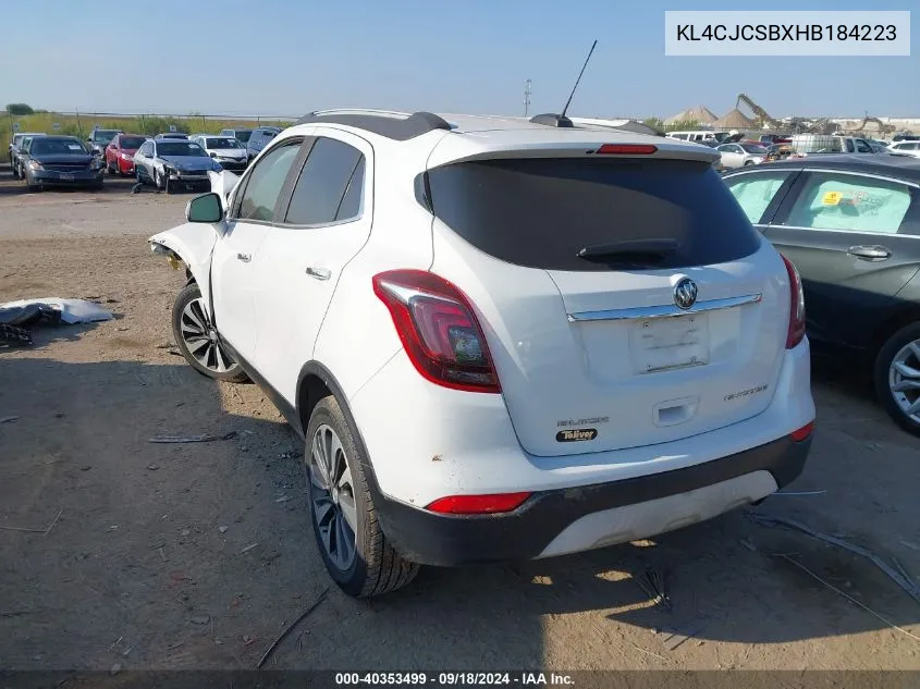 KL4CJCSBXHB184223 2017 Buick Encore Essence