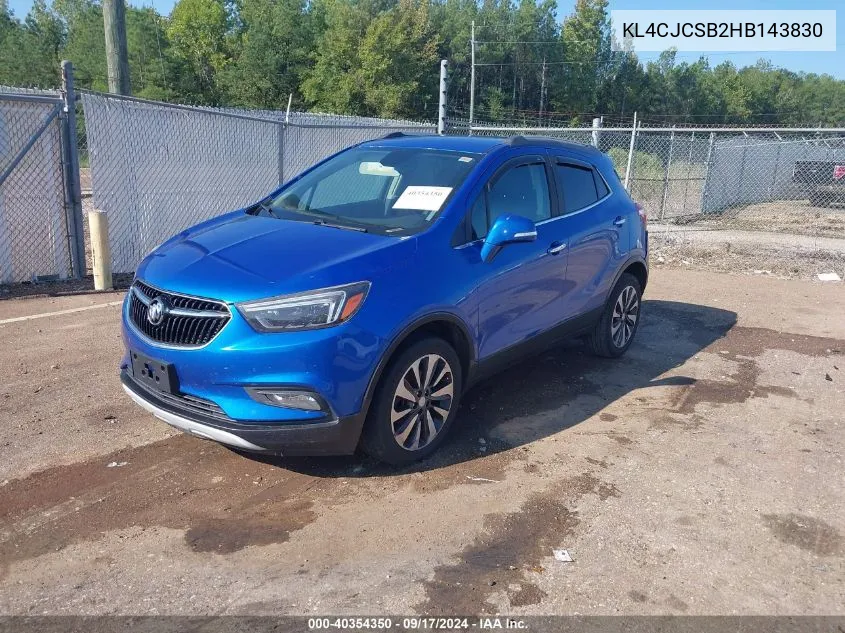 KL4CJCSB2HB143830 2017 Buick Encore Essence