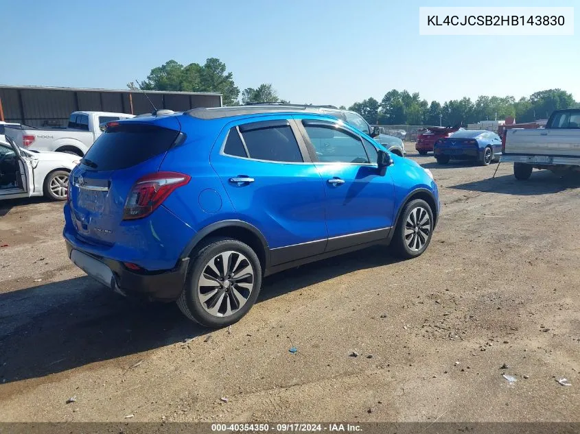 KL4CJCSB2HB143830 2017 Buick Encore Essence