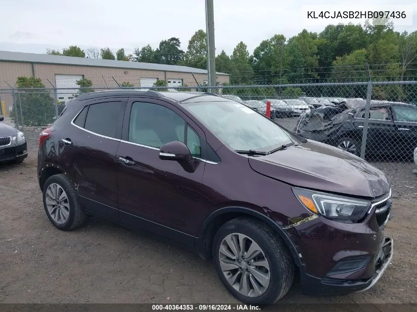 KL4CJASB2HB097436 2017 Buick Encore Preferred