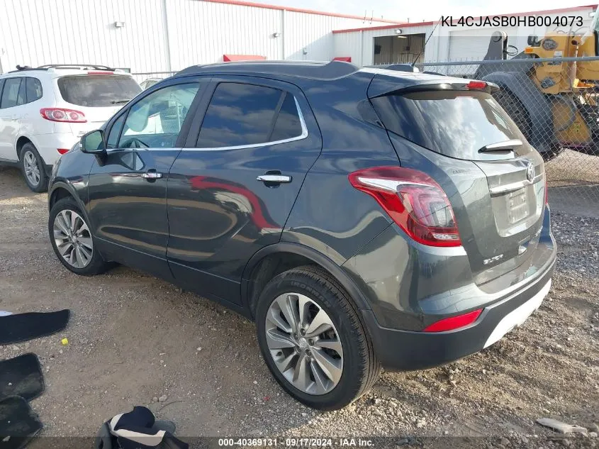 2017 Buick Encore Preferred VIN: KL4CJASB0HB004073 Lot: 40369131