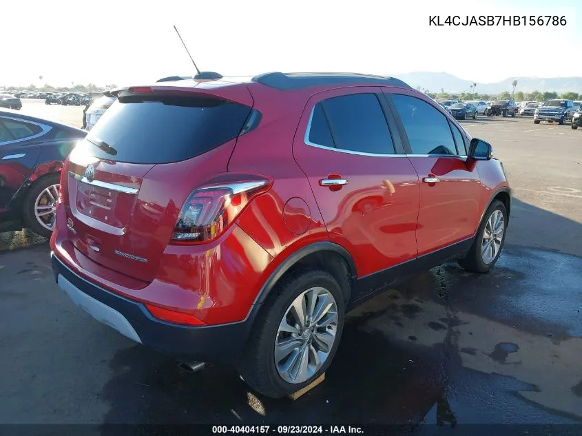 KL4CJASB7HB156786 2017 Buick Encore Preferred