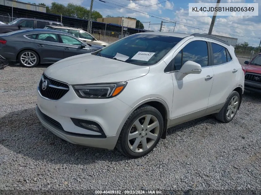 KL4CJDSB1HB006349 2017 Buick Encore Premium