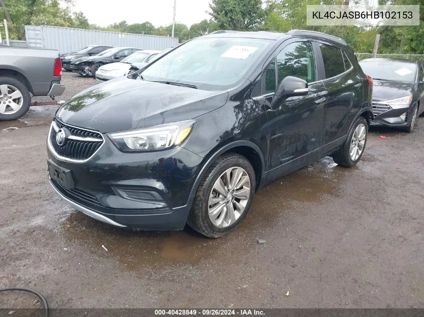 KL4CJASB6HB102153 2017 Buick Encore Preferred