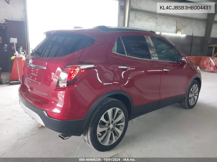 KL4CJBSB3HB004431 2017 Buick Encore Preferred Ii