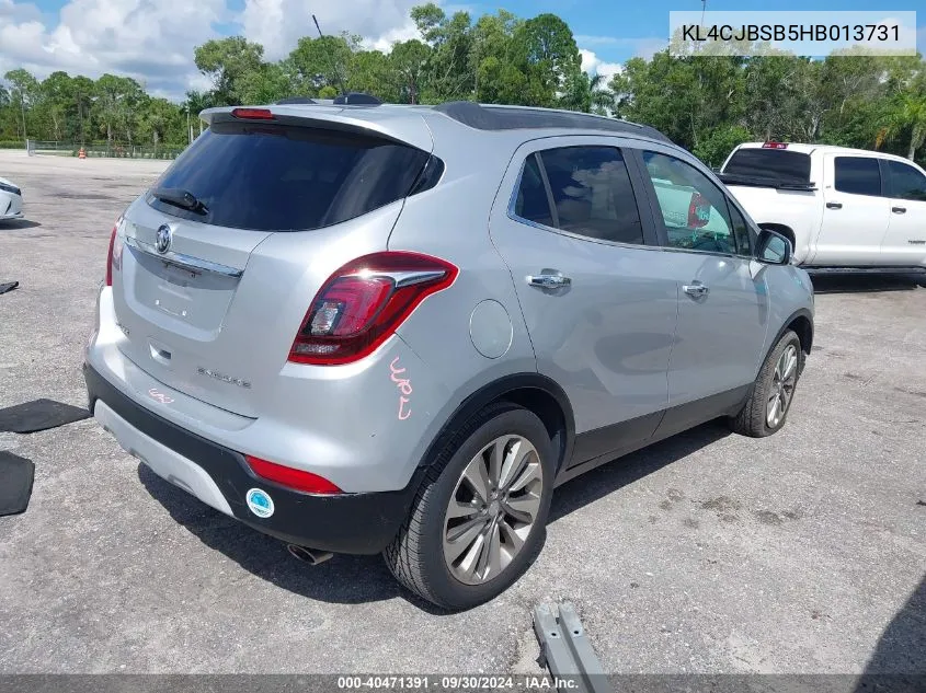 KL4CJBSB5HB013731 2017 Buick Encore Preferred Ii