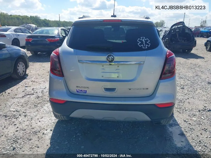 KL4CJBSB8HB013223 2017 Buick Encore Preferred Ii