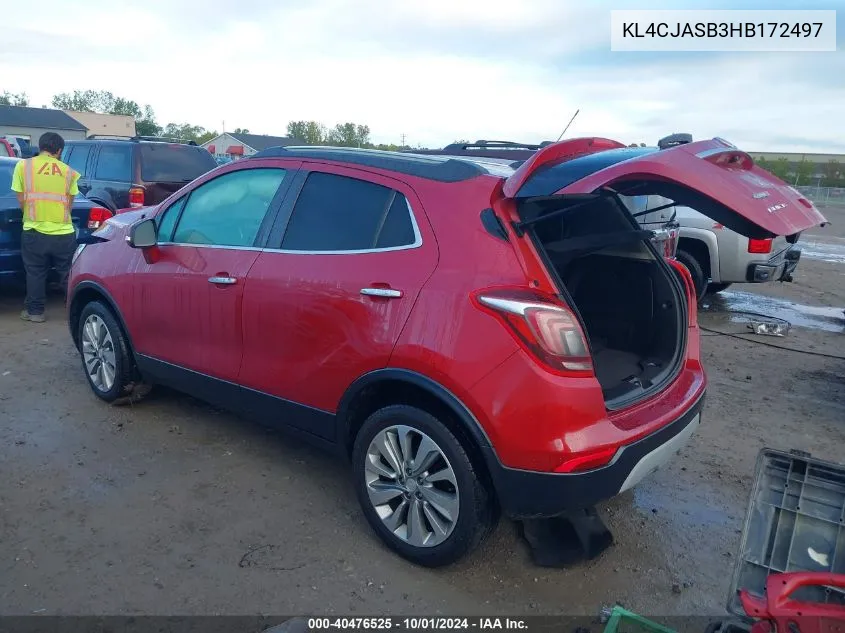 KL4CJASB3HB172497 2017 Buick Encore Preferred