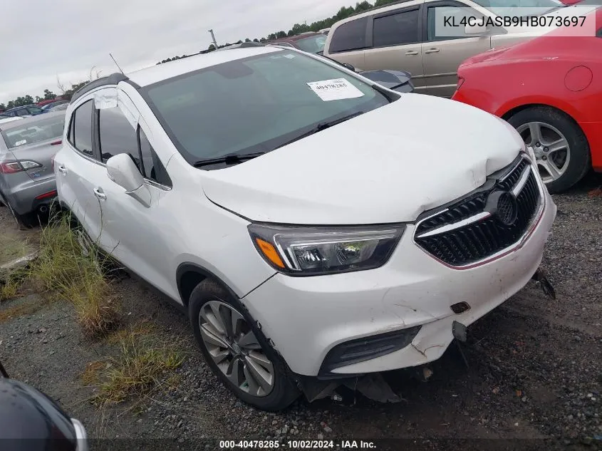 2017 Buick Encore Preferred VIN: KL4CJASB9HB073697 Lot: 40478285