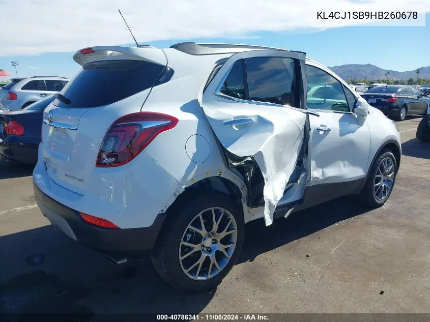 KL4CJ1SB9HB260678 2017 Buick Encore Sport Touring