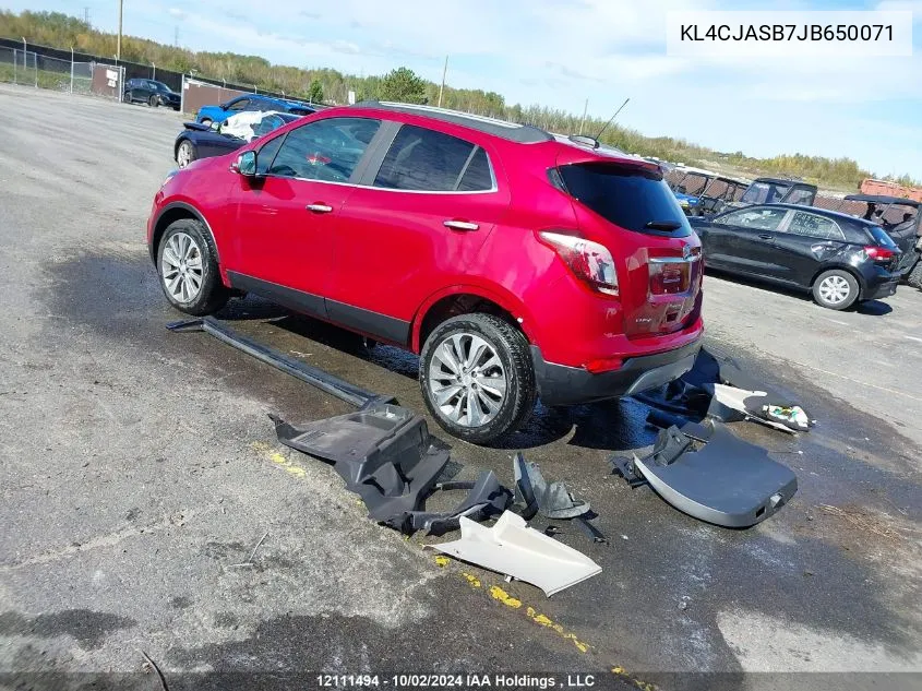 KL4CJASB7JB650071 2018 Buick Encore