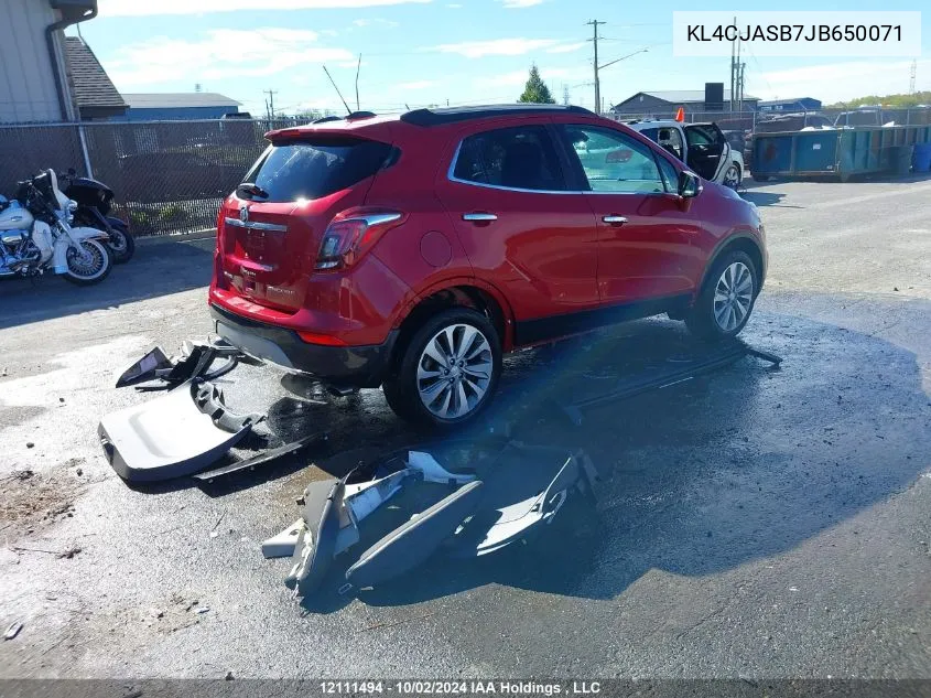 KL4CJASB7JB650071 2018 Buick Encore