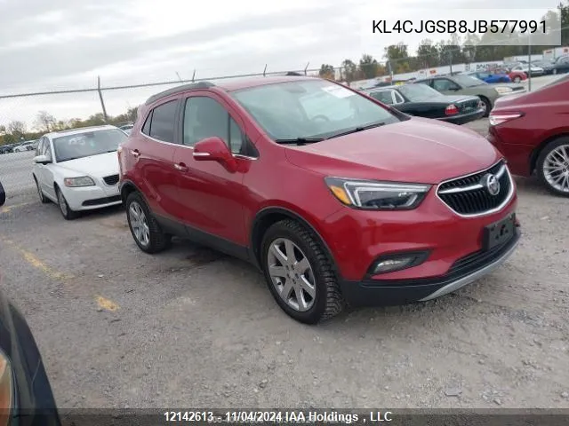 2018 Buick Encore VIN: KL4CJGSB8JB577991 Lot: 12142613