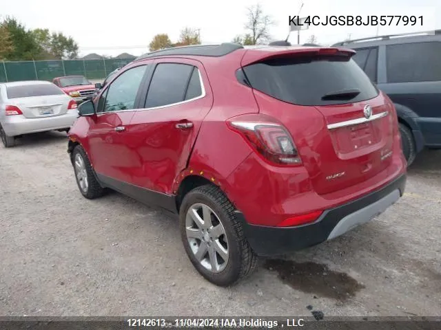 2018 Buick Encore VIN: KL4CJGSB8JB577991 Lot: 12142613