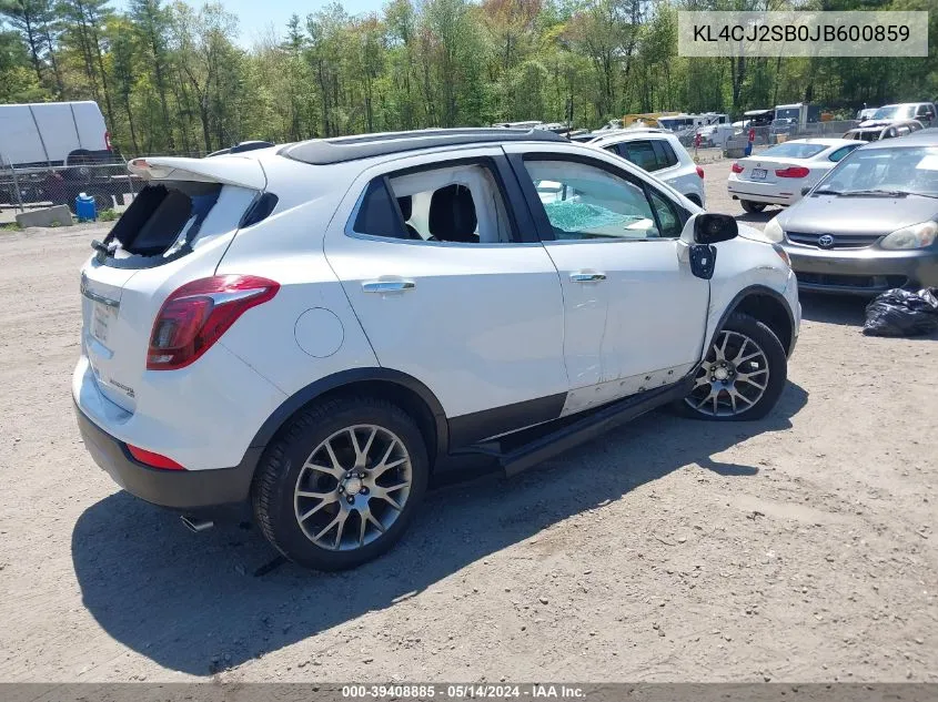 KL4CJ2SB0JB600859 2018 Buick Encore Sport Touring