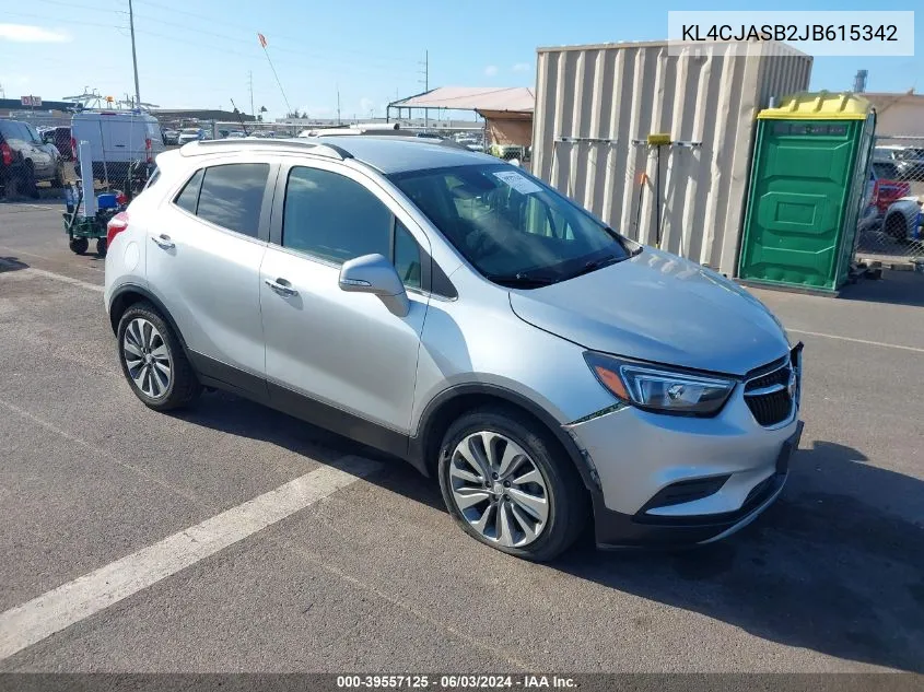 KL4CJASB2JB615342 2018 Buick Encore Preferred