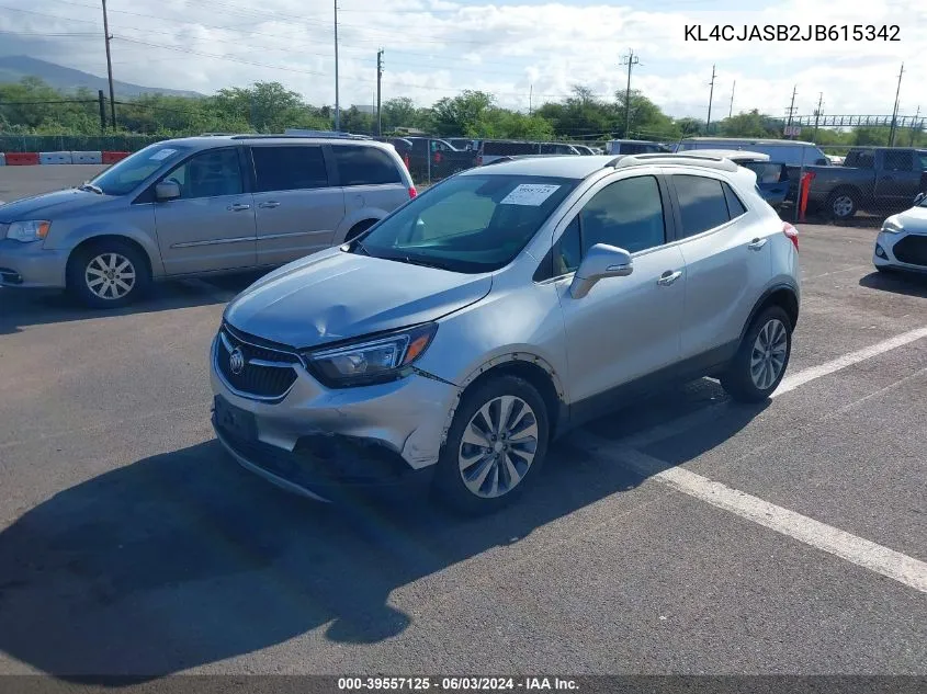 KL4CJASB2JB615342 2018 Buick Encore Preferred