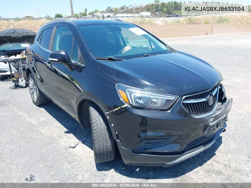 2018 Buick Encore Preferred VIN: KL4CJASBXJB633104 Lot: 39822534