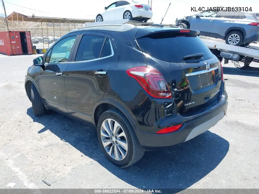 2018 Buick Encore Preferred VIN: KL4CJASBXJB633104 Lot: 39822534