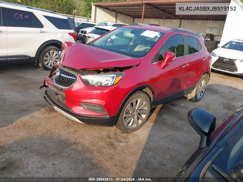 KL4CJASBXJB519152 2018 Buick Encore Preferred