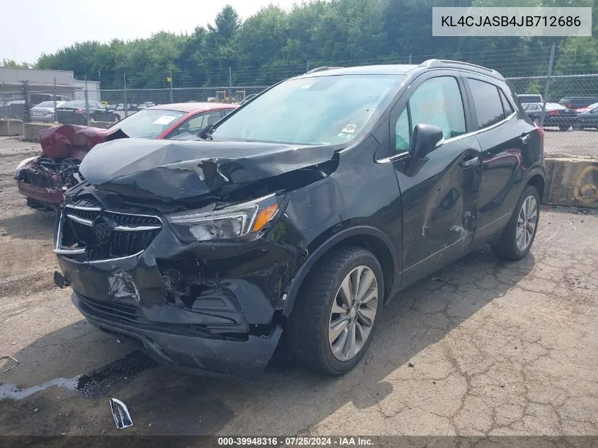 2018 Buick Encore Preferred VIN: KL4CJASB4JB712686 Lot: 39948316