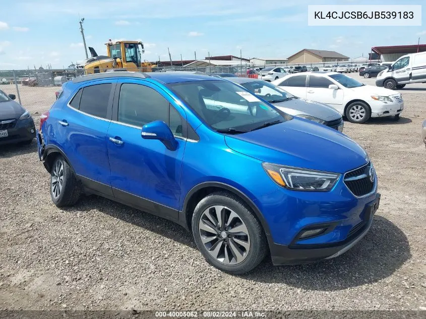 KL4CJCSB6JB539183 2018 Buick Encore Essence