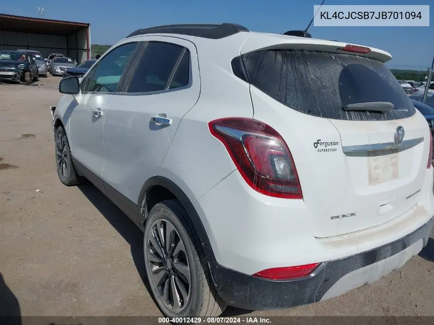 KL4CJCSB7JB701094 2018 Buick Encore Essence