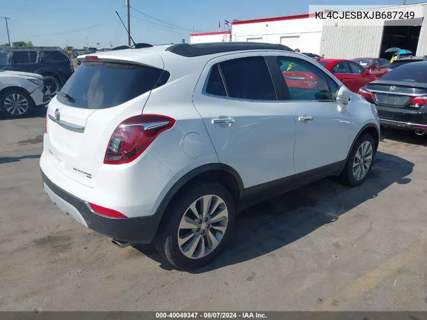 KL4CJESBXJB687249 2018 Buick Encore Preferred