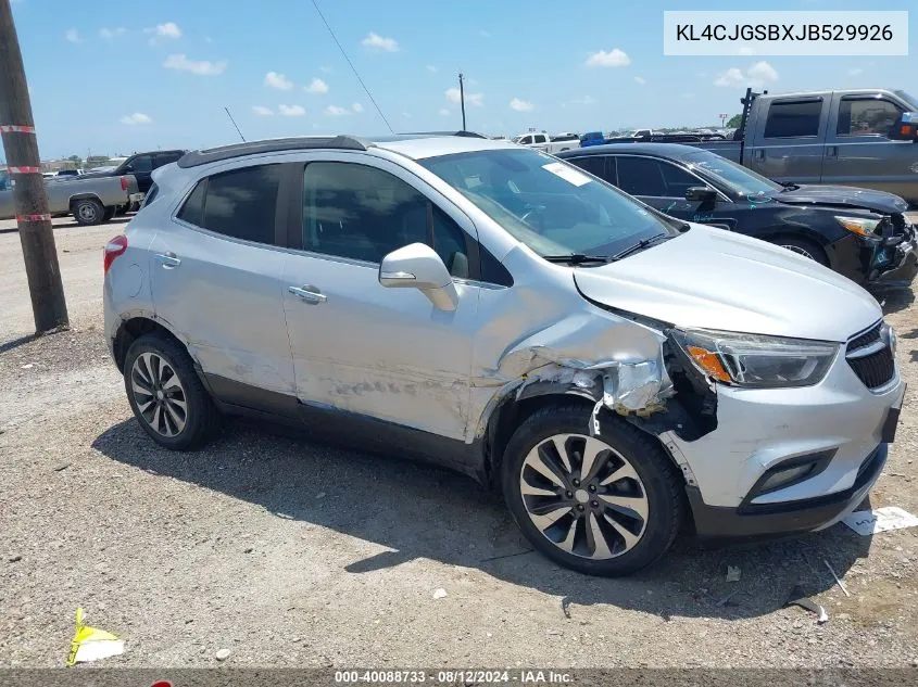 KL4CJGSBXJB529926 2018 Buick Encore Essence