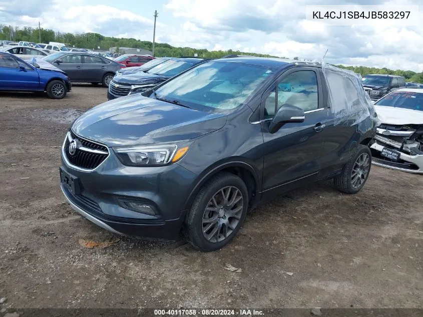 KL4CJ1SB4JB583297 2018 Buick Encore Sport Touring