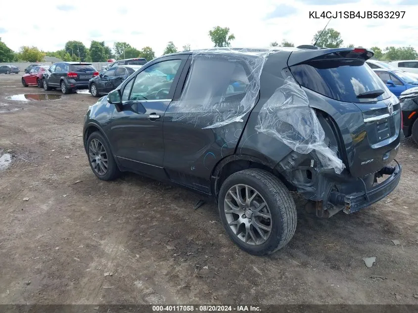 KL4CJ1SB4JB583297 2018 Buick Encore Sport Touring