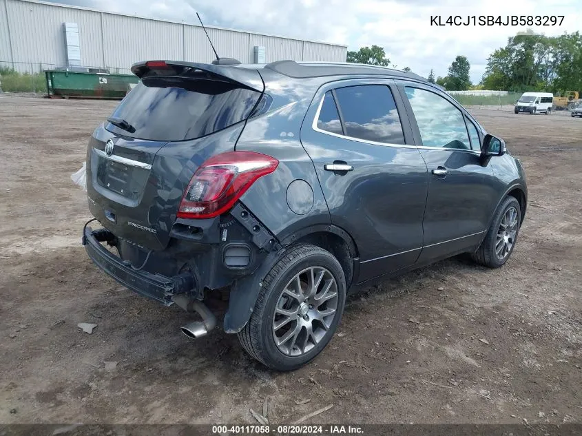 KL4CJ1SB4JB583297 2018 Buick Encore Sport Touring