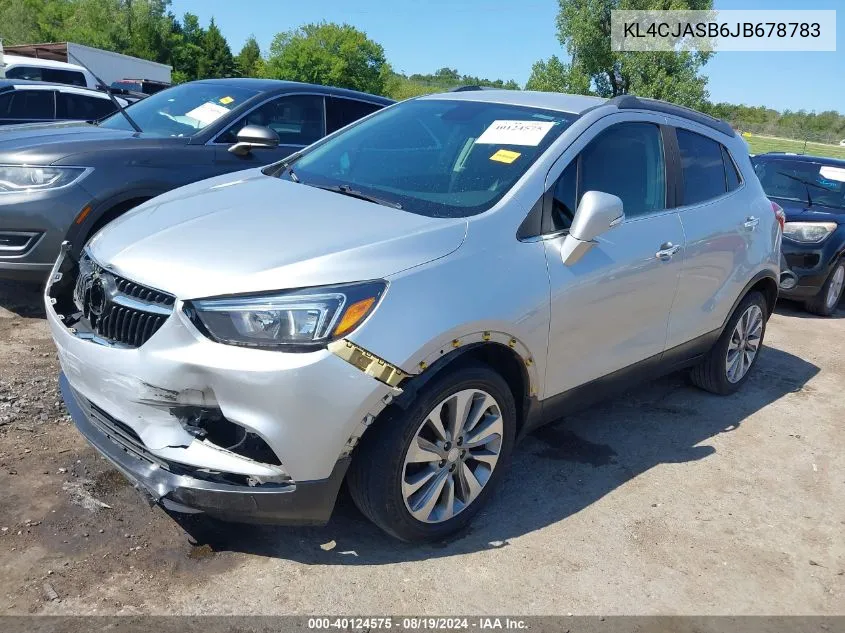 KL4CJASB6JB678783 2018 Buick Encore Preferred