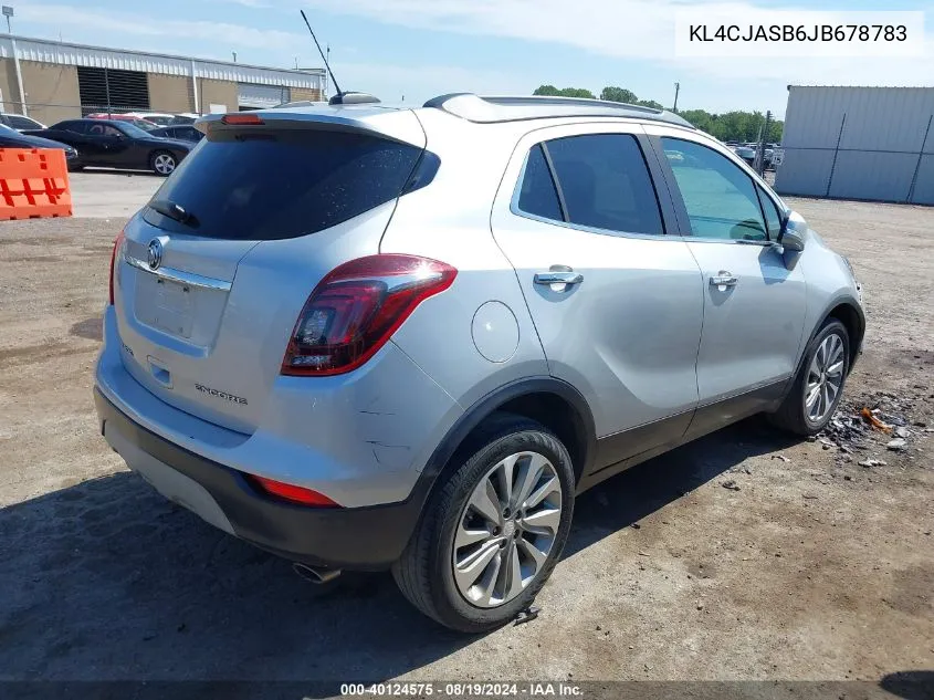 KL4CJASB6JB678783 2018 Buick Encore Preferred