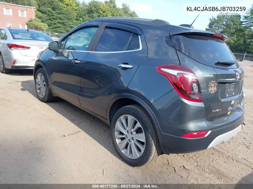 KL4CJASB6JB703259 2018 Buick Encore Preferred