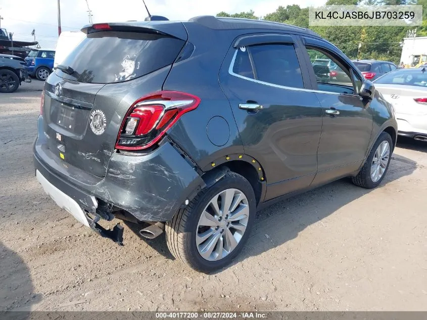 KL4CJASB6JB703259 2018 Buick Encore Preferred