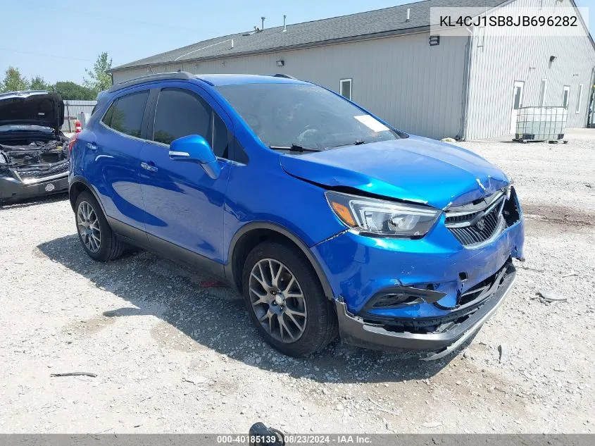 2018 Buick Encore Sport Touring VIN: KL4CJ1SB8JB696282 Lot: 40185139