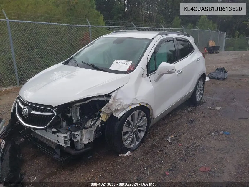 KL4CJASB1JB613520 2018 Buick Encore Preferred