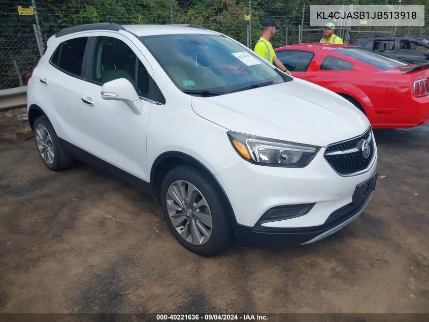 KL4CJASB1JB513918 2018 Buick Encore Preferred