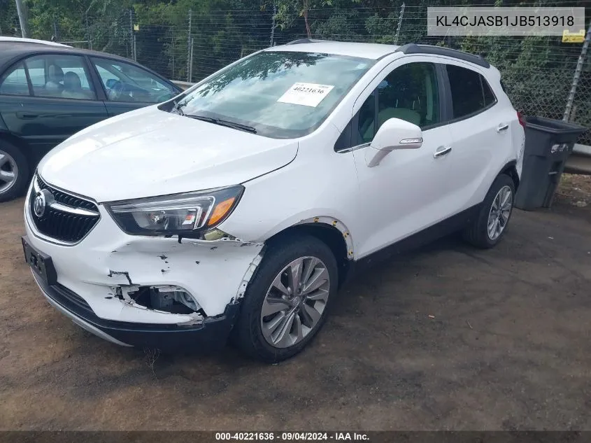 KL4CJASB1JB513918 2018 Buick Encore Preferred