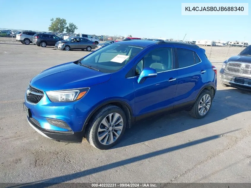 KL4CJASB0JB688340 2018 Buick Encore Preferred