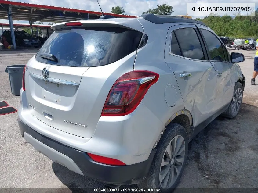 KL4CJASB9JB707905 2018 Buick Encore Preferred