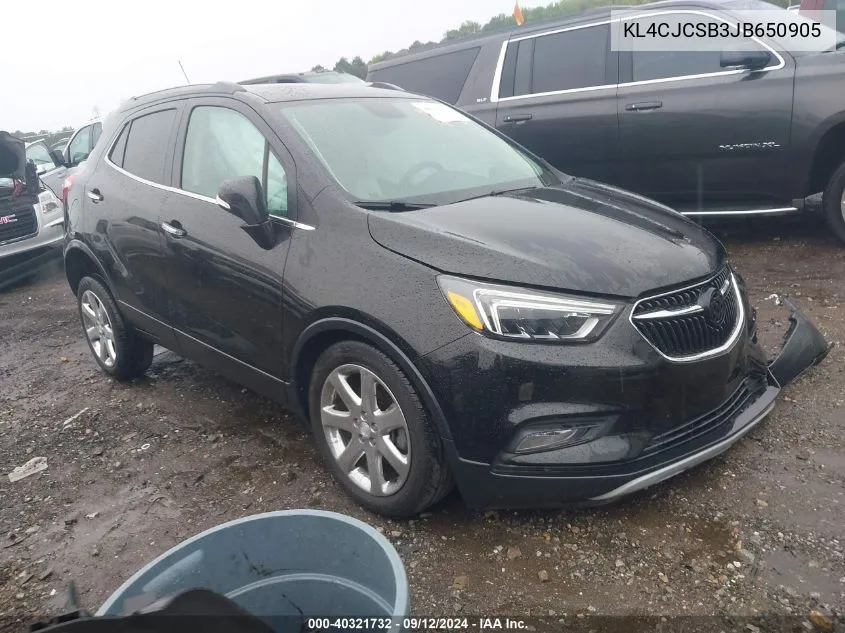 2018 Buick Encore Essence VIN: KL4CJCSB3JB650905 Lot: 40321732