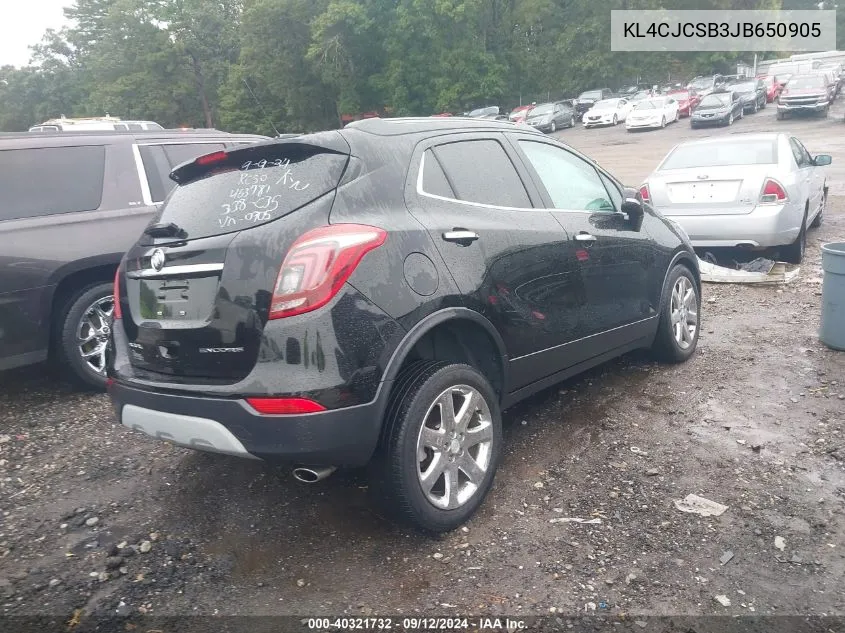 KL4CJCSB3JB650905 2018 Buick Encore Essence